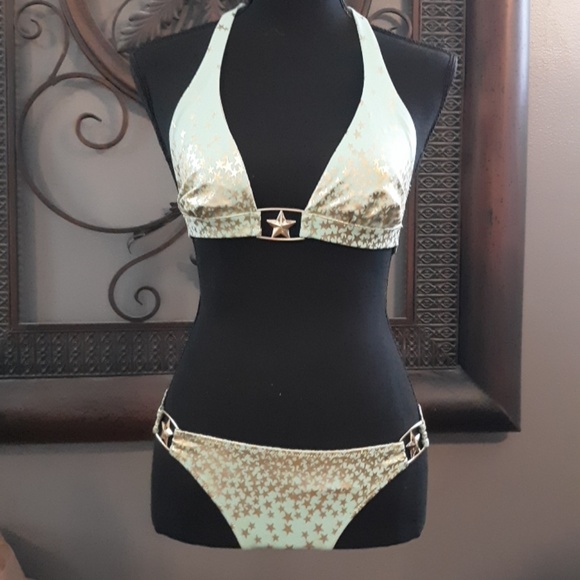 Victoria's Secret Other - NWOT Victorias Secret foil star bikini